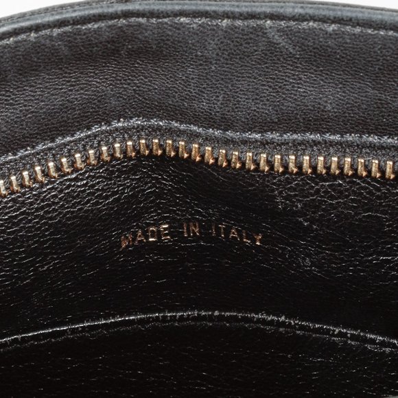 Chanel Vintage Chain Tassel Black Lambskin Crossbody Bag - Picture 11 of 12